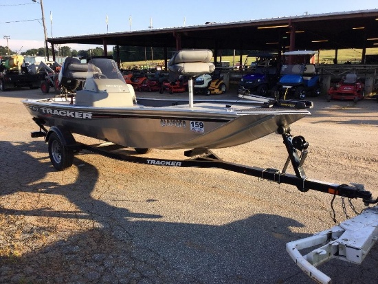 2016 TRACKER PRO 160 FISHING BOAT W/ 40HP MERCURY MOTOR (16FT, BOAT HULL ID- BUJ22128B616, MOTOR