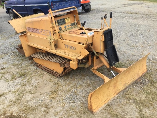 CASE TF 300 CRAWLER TRENCHER W/ PUSH BLADE