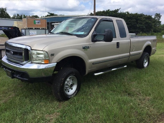 1999 FORD F250 SUPER DUTY (6.8L V-10 GAS, VIN-1FTNX21S7XED31538, MILES READ 308981-EXCEEDS MECH