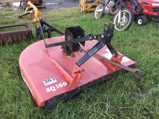 5FT BUSH HOG SQUEALER SQ 160 ROTARY CUTTER