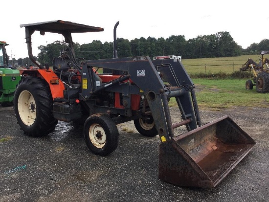 ZETOR 6211 TRACTOR W/ LOADER (DIESEL, REMOTES, CANOPY)