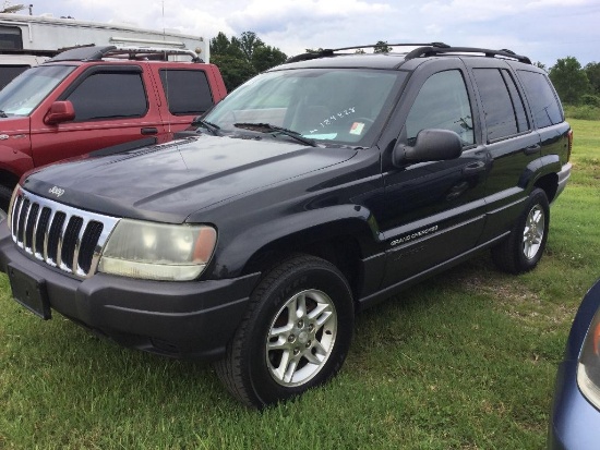 2003 JEEP GRAND CHEROKEE (AT, 4.0L, VIN-1J4GX48543C5878350, MILES READ 184828)