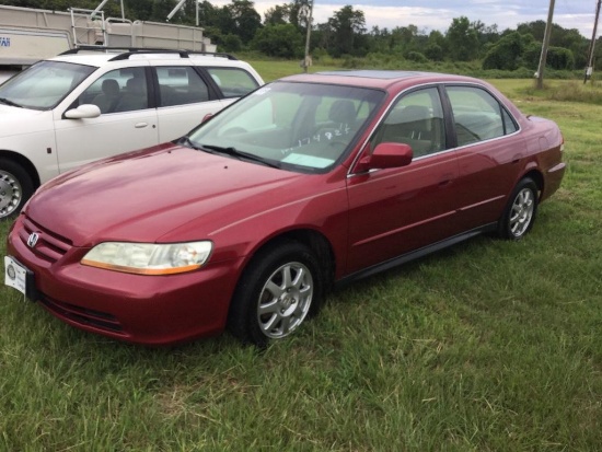 2001 HONDA ACCORD (AT, 2.3L, VIN-JHMCG66822C018640, MILES-174925-EXEMPT)