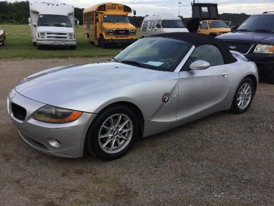 2003 BMW Z-4 CONVERTIBLE (VIN-44SBT334X3LS40492, MILES-102413, AT)
