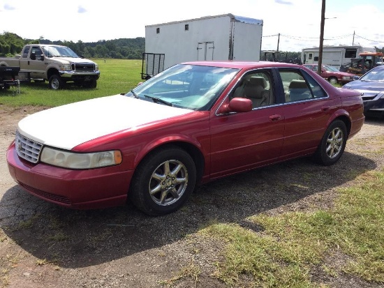 2001 CADILLAC SEVILLE, SALVAGE TITLE, (AT, 4.6L) VIN-1G6KS54Y91U229645, MILES READ 192993-EXEMPT