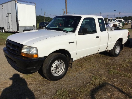 2000 FORD RANGER PKP TRUCK (AT, 4.0L, EXT CAB) VIN-1FTYR14X3YTA96447, MILES READ 257325