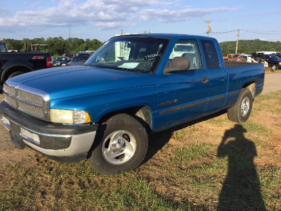 1999 DODGE RAM 1500 (ATL 5.2L GAS, EXT CAB, 2WD) VIN-3B7HC13Y8XG243191, MILES READ 179006-EXEMPT