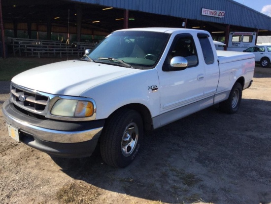 1999 FORD F-150 PICKUP (AT, 5.6L, EXT CAB), MILES-EXEMPT, BED COVER, VIN-1FTRX17W3XNC16778
