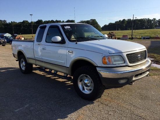 2000 FORD F150 PKP TRUCK (AT, 5.4L, EXT CAB-4DR, 4WD, VIN-1FTRX18L9YNB37900, MILES READ 218907)
