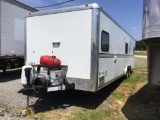 2006 FOREST RIVER WORK &PLAY CAMPER (28FT, AWNING, GENERATOR, TANDEM 6 LUG AXLE, 9.5FT STORAGE,