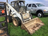 2001 BOBCAT 873 SKID STEER LOADER (DEUTZ DIESEL, NEW FILTERS), VIN-514143301, HRS READ 4004