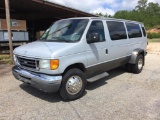 2007 FORD F350 XLT SUPER DUTY PASSENGER VAN (AT, GAS, ADVANCE TRAC RSL, 12 PASSENGER, DRW)