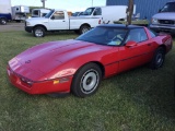 1984 CHEV CORVETTE (AT, 5.7L) VIN-1G1AY0788E5130796, MILES READ 098538-EXEMPT
