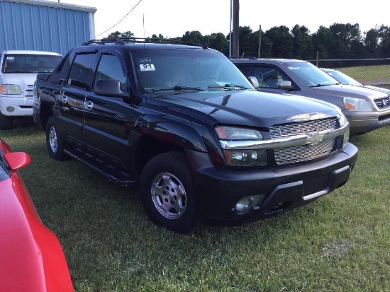 2006 CHEV AVALANCHE (AT, 5.3L), VIN-3GNEC12Z86G196067, MILES READ 159717-EXEMPT)