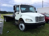2006 FREIGHTLINER BUSINESS CLASS M2 ROLLBACK TRUCK - SALVAGE TITLE (AT, C7 DIESEL, 21FT STEEL W/
