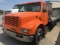 1997 INTERNATIONAL 4700 EQUIPMENT TRUCK W/HYDRAULIC DOVETAIL (AT, 7.3L DIESEL, 21ft STEEL BED