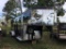 2006 HAWK HORSE TRAILER (SALVAGE TITLE, 2 HORSE REAR LOAD, GN, W/DRESSING ROOM,