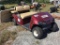 BURGANDY EZ-GO GOLF CART (ELECTRIC, DOES NOT RUN, STEERING IS BROKE)