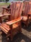 CEDAR WOOD GLIDER CHAIR