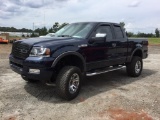 2005 FORD F150 FX4 PICKUP-SALVAGE REBUILT TITLE (AT, 5.4L 4WD, EXT CAB, MILES READ 112320,