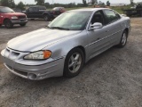 2001 PONTIAC GRAND AM (AT, 3.4L, SALVAGE-NON REM) VIN-1G2NV52E01C136419, MILES READ 210038-EXEMPT)