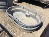 (1) 50 GALLON RUBBERMAID CATTLE TUB