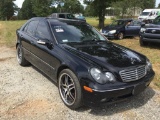 2003 MERCEDES C320 (AT, 3.46L, 4 DOOR W/SUNROOF, MILES READ 209771-EXEMPT, VIN-WDBRF64JX3F299721)