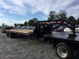 2010 PJ GOOSENECK TRAILER (30FT, 25FT W/5PH DOVE, 10 TON, DUAL T/A, VIN-4P5FD2825A1148520