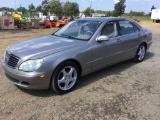 2004 MERCEDES S430 (AT, 5.0L, 4 DOOR, SUN ROOF, VIN-WDBNG70J04A410170, MILES READ 186226)