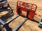 SKID STEER FORKS ATTACHMENT 48'' HD