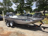 2009 G3 ALUM BASS BOAT W/ 50 HP YAMAHA MOTOR (17'6'', HULL ID-GEN728121809, MOTOR SN-6H5KL1025937,