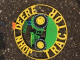 JOHN DEERE TRACTOR METAL SIGN