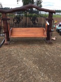 TEAK WOOD SWING SET