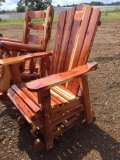 CEDAR WOOD GLIDER CHAIR