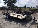 2018 CARRY-ON TRAILER (7X12, WOOD FLOOR, VIN-4YMBU1215JG021330)