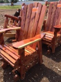 CEDAR WOOD GLIDER CHAIR