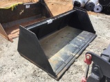 UNUSED 80'' LITTER BUCKET SKID STEER ATTACHMENT