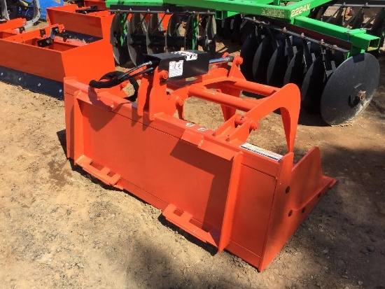 60'' ORANGE BUCKET GRAPPLE