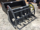 UNUSED ROOT RAKE STACKING GRAPPLE ATTACHMENT