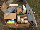 PALLET - MISC. PARTS, ELECTRIC SUPPLIES, ETC.