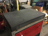 SURFACE STONE WITH 3 DRAWER TOOLBOX AND LIGHT (SURFACE STONE 36? X 24.5? X 4.5?)