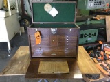 H. GERSTNER AND SONS WOODEN TOOLBOX