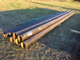 GROUP OF METAL PIPE (5 PIECES ARE 6