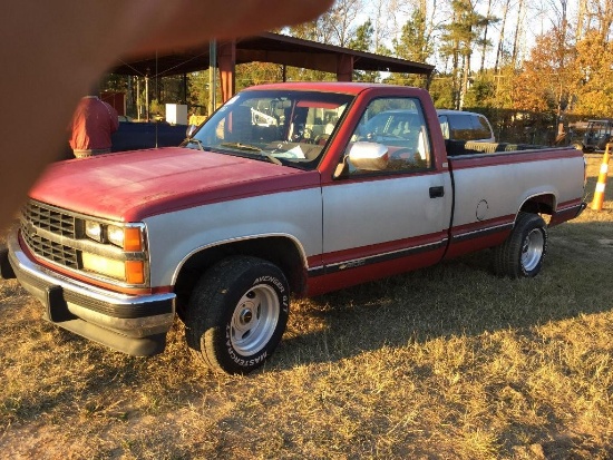 1988 CHEV C1500 (AT, 5.7L, VIN-1GCDC14K3JZ317245, MILES READ 249278) - RESERVE 1500