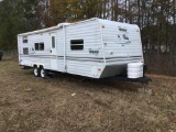 2003 SHASTA OASIS CAMPER (26', SLEEPS 8, AIR CONDITIONER, NEW TV, VIN-1TC2B538531508596) - RESERVE