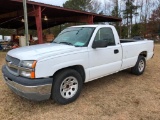 2005 CHEVROLET SILVERADO 1500 PICKUP (AT, 4.3L, LONG BED, VIN-1GCEC14X25Z112344, MILES-EXEMPT) -