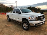 2004 DODGE RAM 2500 (5spd, 5.7L, 4X4, 4DOOR, SALVAGE TITLE, MILES READ 136634,