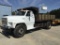 1989 FORD F-700 DUMP TRUCK (MANUAL TRANS, DIESEL, SINGLE AXLE, MILES READ 097877,