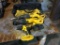 (2) DEWALT SAWZALL 18 VOLT & DRILL W/BAG