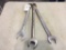 (3) COMBINATION WRENCHES (1)1 3/4in (1)1 5/8in (1)1 5/8in